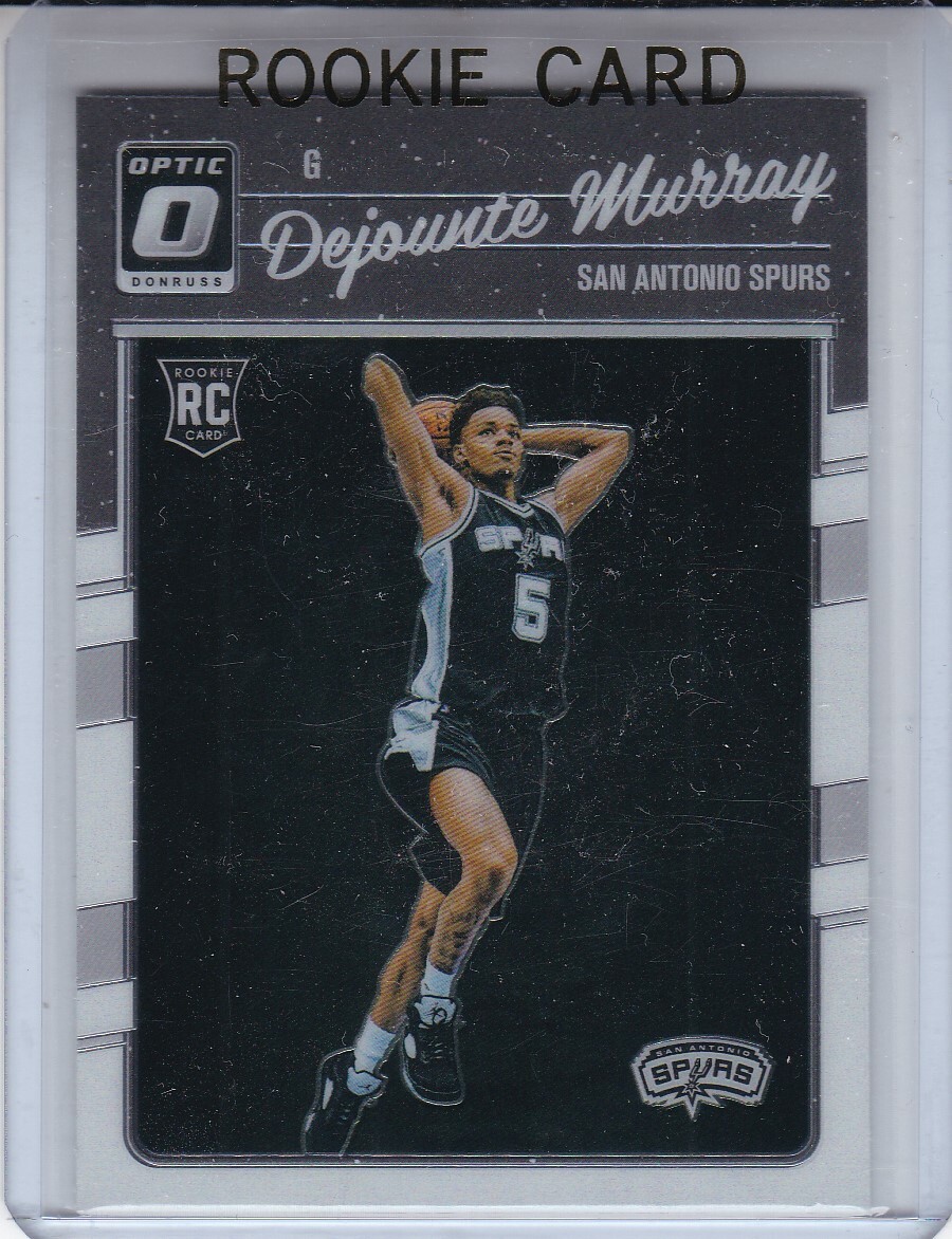 2016-17 DONRUSS OPTIC DEJOUNTE MURRAY BASE CHROME ROOKIE RC FIRST YEAR OPTIC BKB