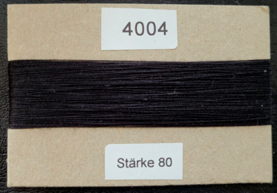 Nähgarn Amann Saba Polyester für Leder-/Polsterarbeiten Garnstärke 80 Schwarz