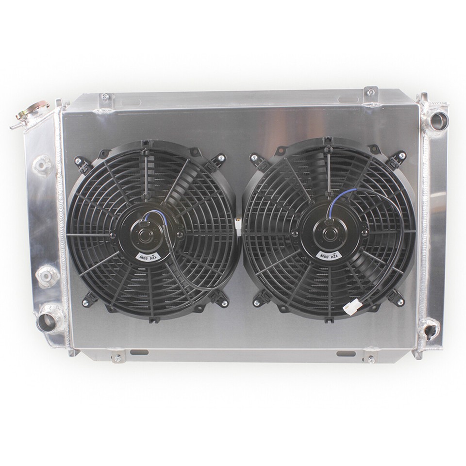 For 1979-1993 Ford Mustang Fox body 3 Row Aluminum Radiator Shroud 12 ...