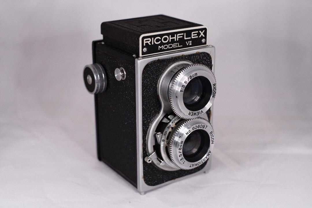 [並品] Ricoh Super Ricohflex 8cm f3.5 リコー Ricoh Super Ricohflex camera & Anastigmat 8cm f3.5 lens TLR