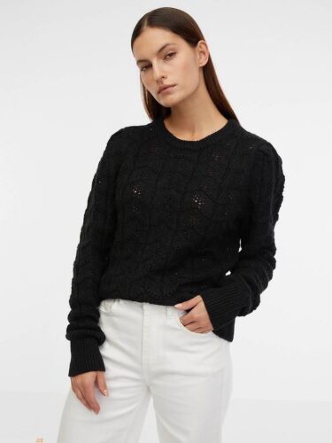Suéter GAP MUJER Mujer Pointelle Mezcla Algodón Lana XLT XL TALL Negro $89 Nuevo con Etiquetas - Imagen 3 de 14