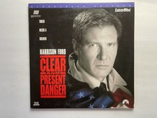 laserdisc - CLEAR AND PRESENT DANGER - THX - 1994 - Harrison Ford, Willem Dafoe