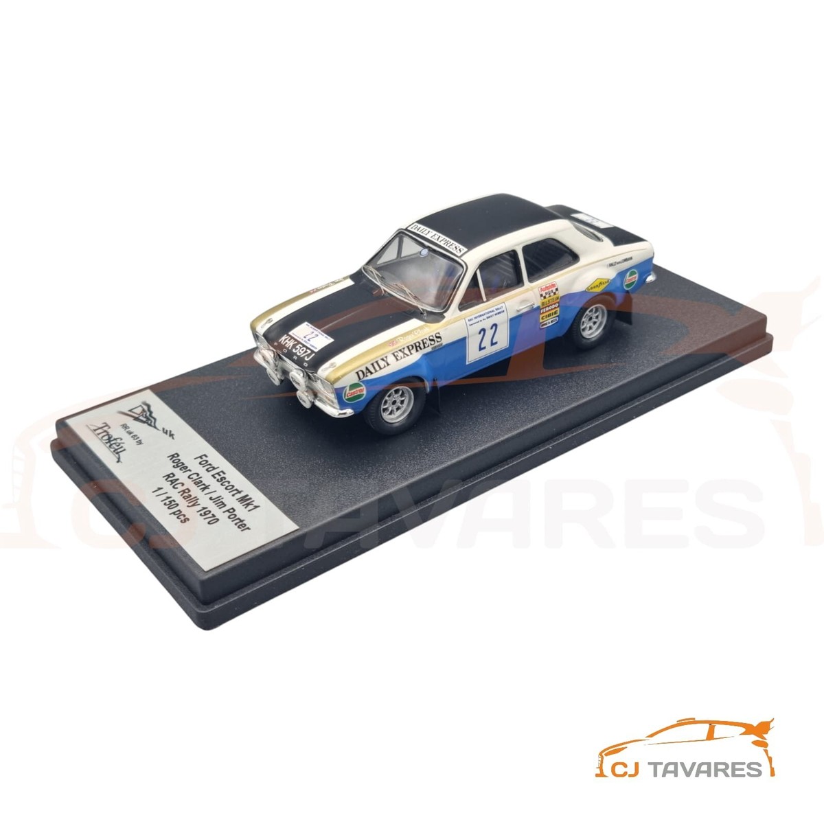 FORD ESCORT MkI Mk1 RAC RALLY 1973 MAKINEN scale 1/43 ALTAYA