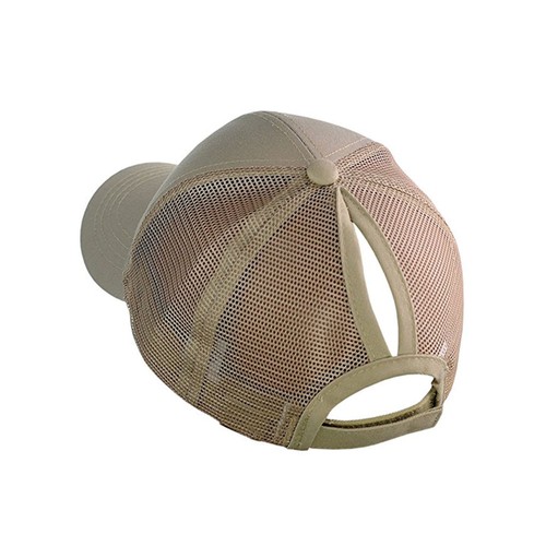 Summer Baseball Cap Women Messy Bun Ponytail Adjustable Sport Trucker Hat Cute - Picture 20 of 22