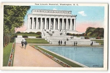 Postcard New Lincoln Memorial, Washington, D.C., VPC01.