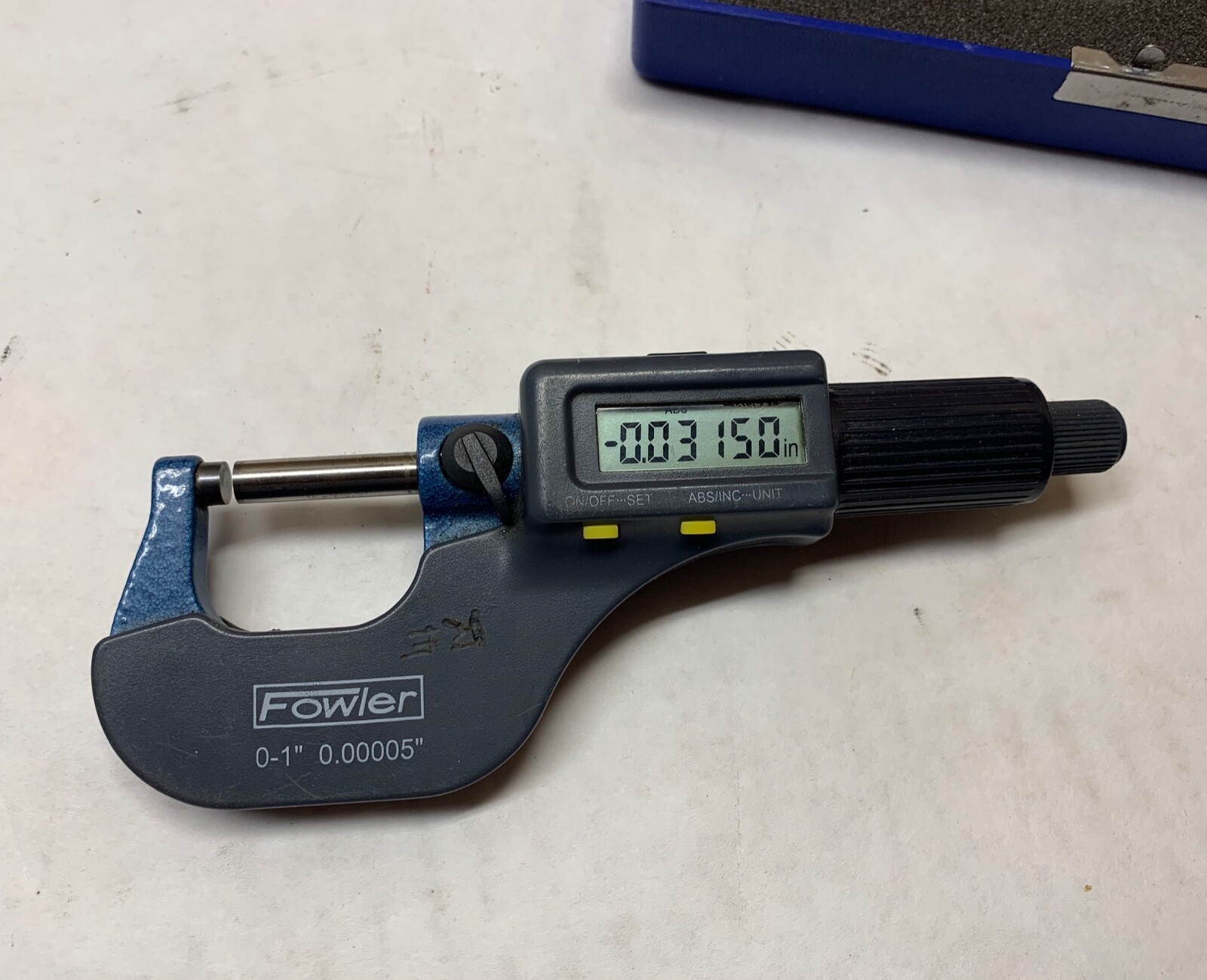 FOWLER 01" Digital Outside Micrometer 0.00005" Calibrations New