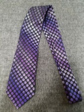 Jones New York Purple Tie Polka Dot