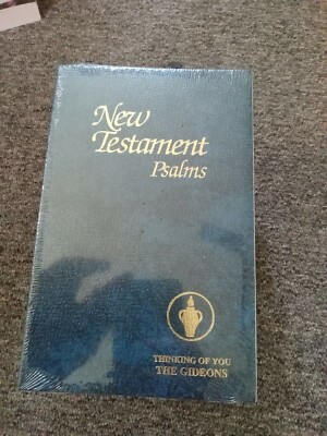 7 New Testament Psalms, Property of the Gideons, Blue, Large Print 