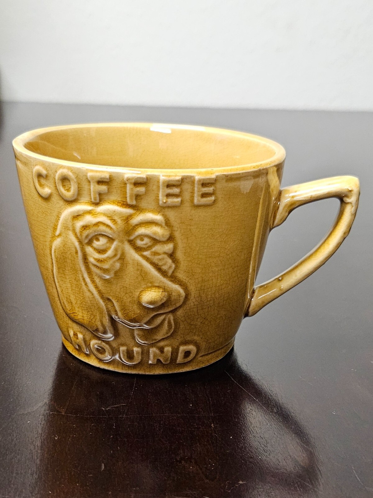 RARE Vintage Coffee Hound Mug Yellow, 12 oz Made in Japan eBay