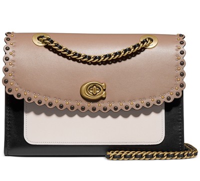 coach parker scallop rivets