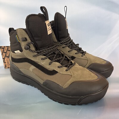 VANS UltraRange EXO Hi MTE-2 Shoe Dark Olive Green Waterproof Hiking Boots M 10