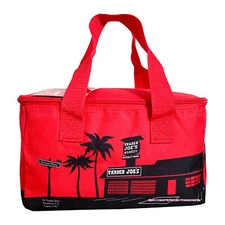Trader Joes Insulated Lunch Tote Bag CHOOSE Limited Edition Red or Green Shopper