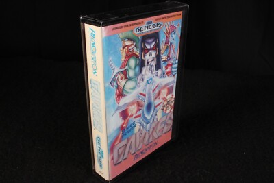 Sega Genesis Gaiares CIB with manual and box vintage video game 1990