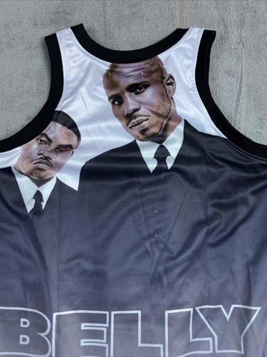 Belly 1998 3XL Movie Nas DMX Headgear Classics Basketball Jersey 3XL New XXXL - 第 6/6 張圖片