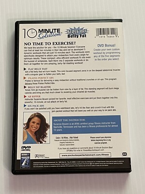 10 Minute Solution: Blast Off Belly Fat - DVD By Suzanne Bowen