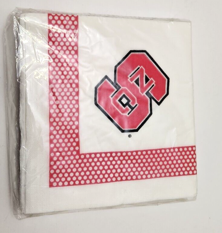 NC State Wolfpack NCAA 24-Pack Dinner Napkins by Duck House  