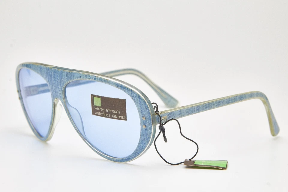 1980s vintage oversized sunglasses BRUCE LEE style sunglasses eggs eyeglasses - Image 4 of 4