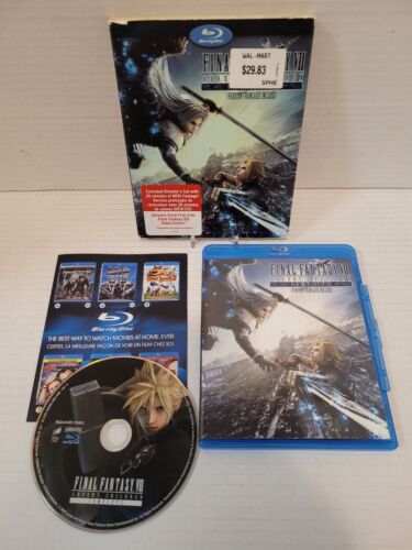 Final Fantasy VII Advent Enfants Blu-ray - 2009 - Couverture et insert bilingue - Photo 1 sur 1