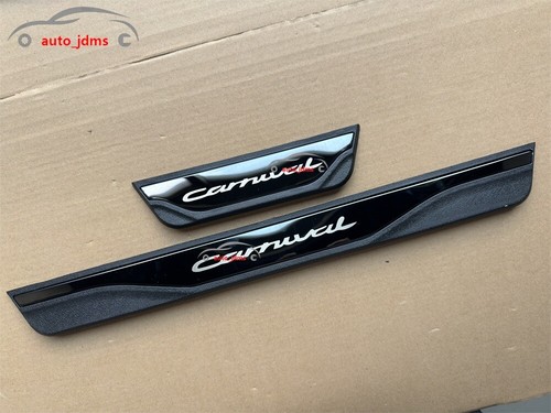 For Kia Carnival Accessories Car Door Scuff Sill Cover Panel Step Protector Trim - Picture 4 of 13
