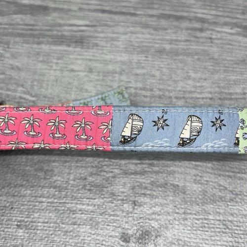 Vineyard Vines Child Kids Boy Girl Belt 34” Large 1” Thick Patchwork - Picture 6 of 14