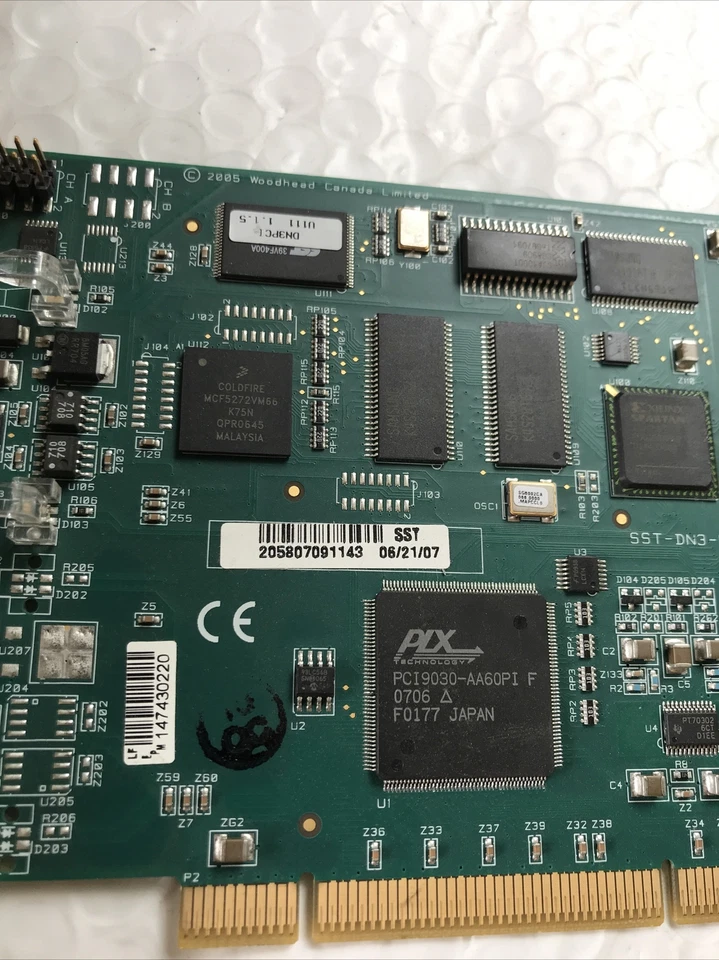 PLACA DE CIRCUITO USADA EN EXCELENTE ESTADO DN3-PCI-1-E V.1.2.8/ Foto 4 de 4