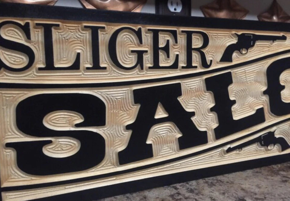 Personalized Old West Saloon House Sign Rustic Bar Sign Fathers Day Gift - Image 3 of 4