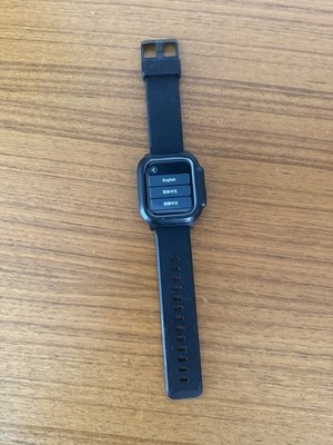Apple iWatch Series 5 44mm Aluminum With Black Band Locked For Parts