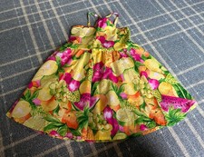Janie And Jack Size 4 Toddler Girl Pink Multicolor Floral Dress Sleeveless