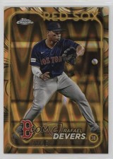 2024 Topps Gilded Collection Gold RayWave Refractor /25 Rafael Devers #139 05jo