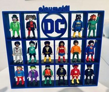 Espositore per Playmobil DC Comics ( vetrina/Banco) kinder