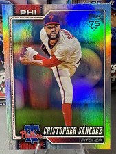 2026 Topps Series 1 #325 Christopher Sanchez Rainbow Foil Phillies Gem Mint Card