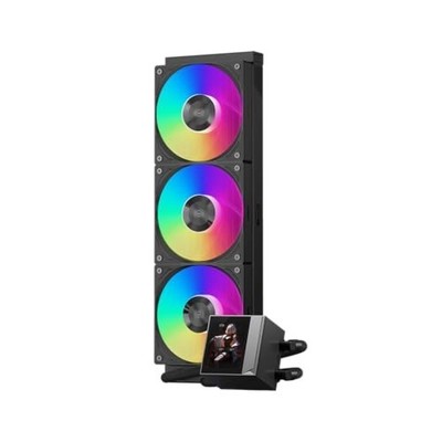 CPU Cooler, 360mm AIO Liquid Cooling, High-Performance Pump, 2.4  IPS Display,