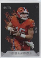 2021 Wild Card MATTE Rookie Heat Orange Flames /125 Trevor Lawrence #MRHR-1 07r2. rookie card picture