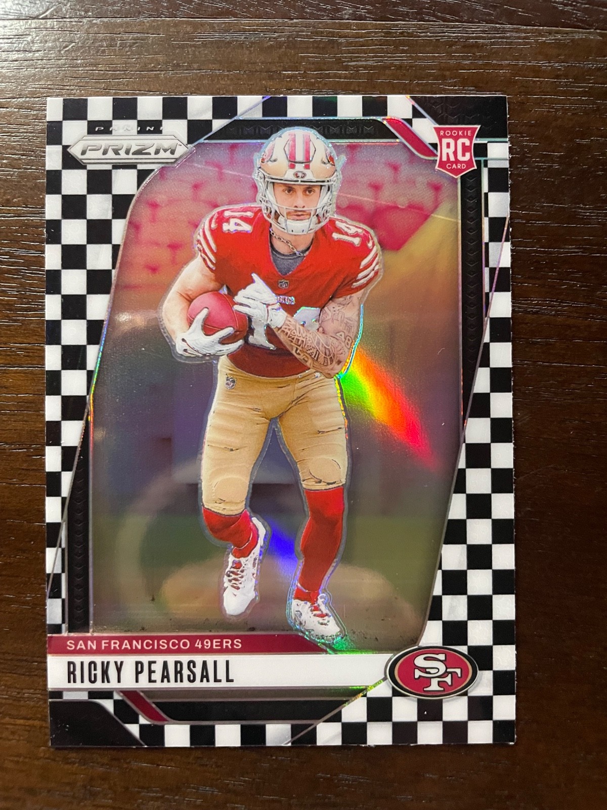 Ricky Pearsall 2024 Panini Prizm - Rookies Black & White Checkerboard (RC) #383