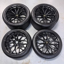 20/21" OEM Lamborghini Revuelto Black Wheels Rims Bridgestone Tires