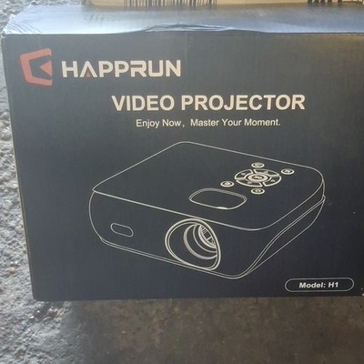 Happrun H1 Video Projector, MPN H1, Portable Home Theater HDMI Display