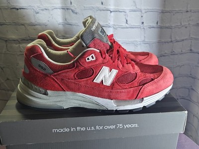 New Balance 992 x Ronnie Feig 'Kithmas Red' (M992KR) - Size 10.5
