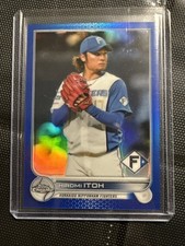 Hiromi Itoh 2022 Topps Chrome NPB Blue Color Match Refractor /150 Fighters