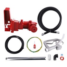 15GPM 12V Fuel Transfer Pump w/Nozzle Kit for Gas Diesel Kerosene New