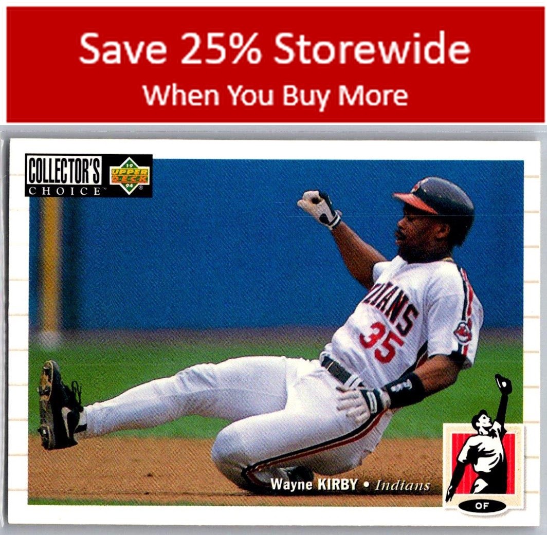 Wayne Kirby 1994 Collector's Choice #164 Cleveland Indians
