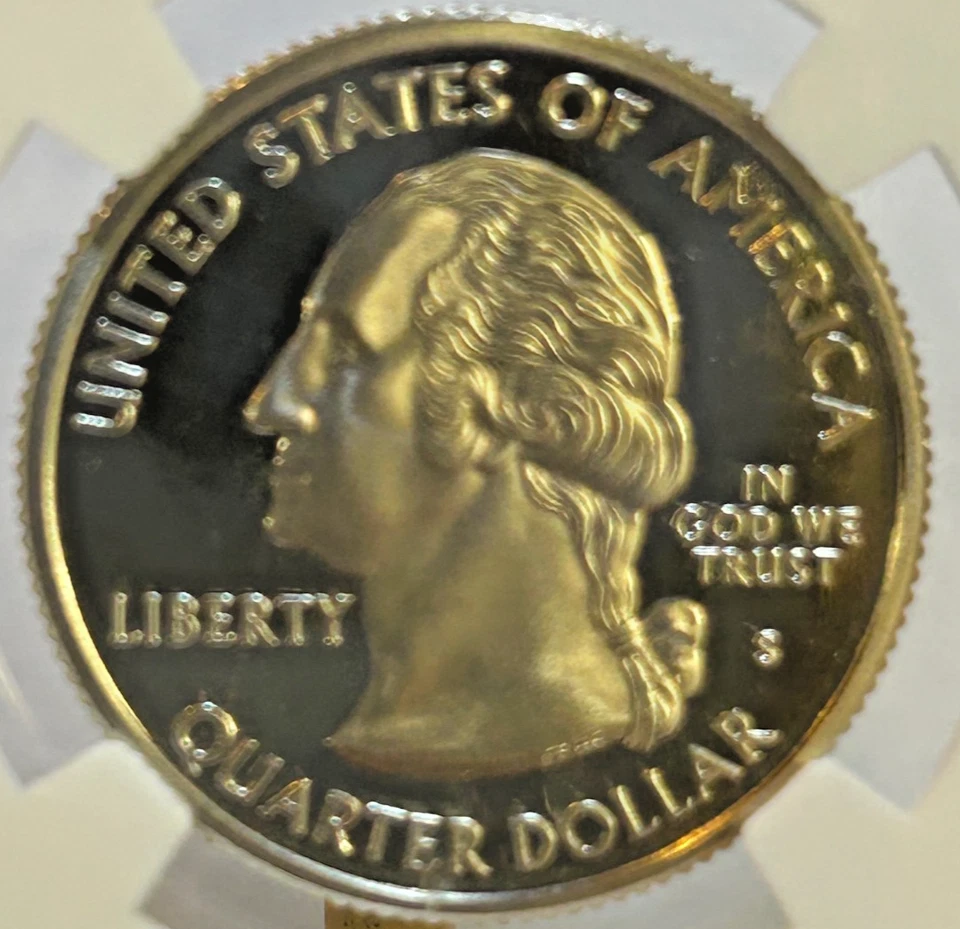 2000-S Clad Virginia, Washington Quarter PF70 UC by NGC, Beautiful Coin - Image 3 of 4