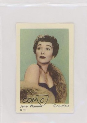 1950s Dutch Gum K Set Two Text Lines (Studio Name) Jane Wyman #K11 1p1