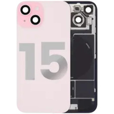 Back Glass w/ MagSafe Magnet  NFC  Flashlight Flex For iPhone 15 Used OEM Pul