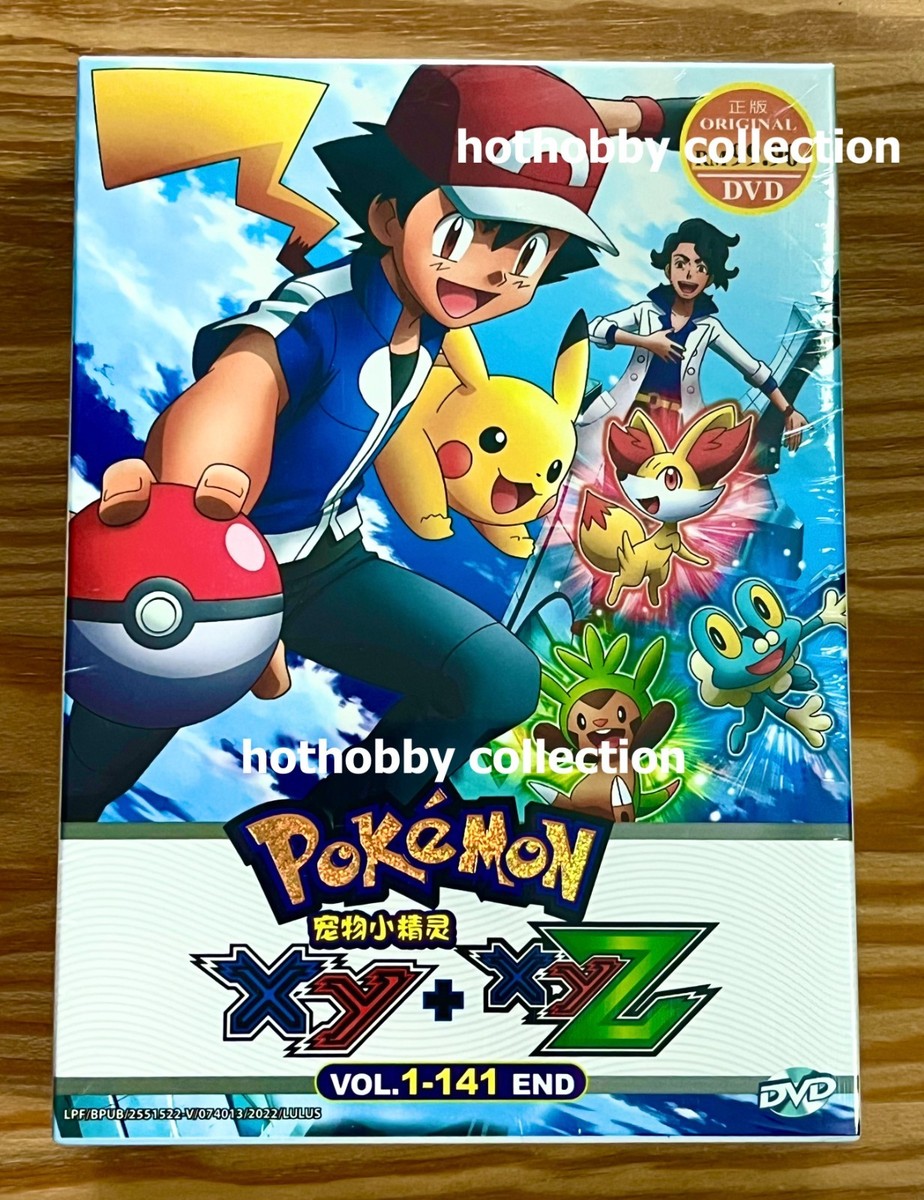 ポケットモンスター XY.XY&Z 全話DVDセット Pokemon XY + XY&Z (VOL.1 - 141 End) ~ All Region ~ English