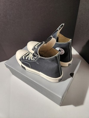 Converse x DRKSHDW DRKSTAR HI Black Chuck 70 Rick Owens Mens Size