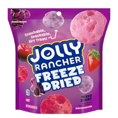 Jolly Rancher gefriergetrocknete Bonbons gemischt Beere 87g Beutel USA Import