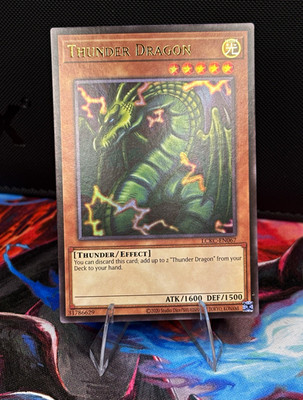 Pack Fresh Konami Thunder Dragon LCKC-EN067 Ultra Rare Foil Unlimited NEAR MINT