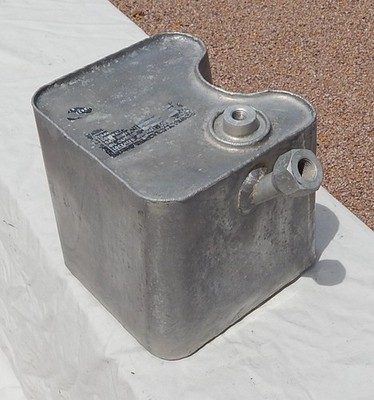 Original WW 2 Lockheed P-38 Lightning Fighter Plane Hydraulic Oil Storage Tank