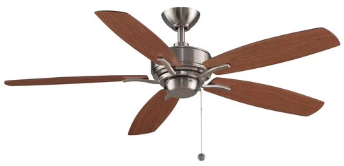 Fanimation Aire Deluxe 52" 5-Blade Ceiling Fan in Brushed Nickel - Picture 1 of 2