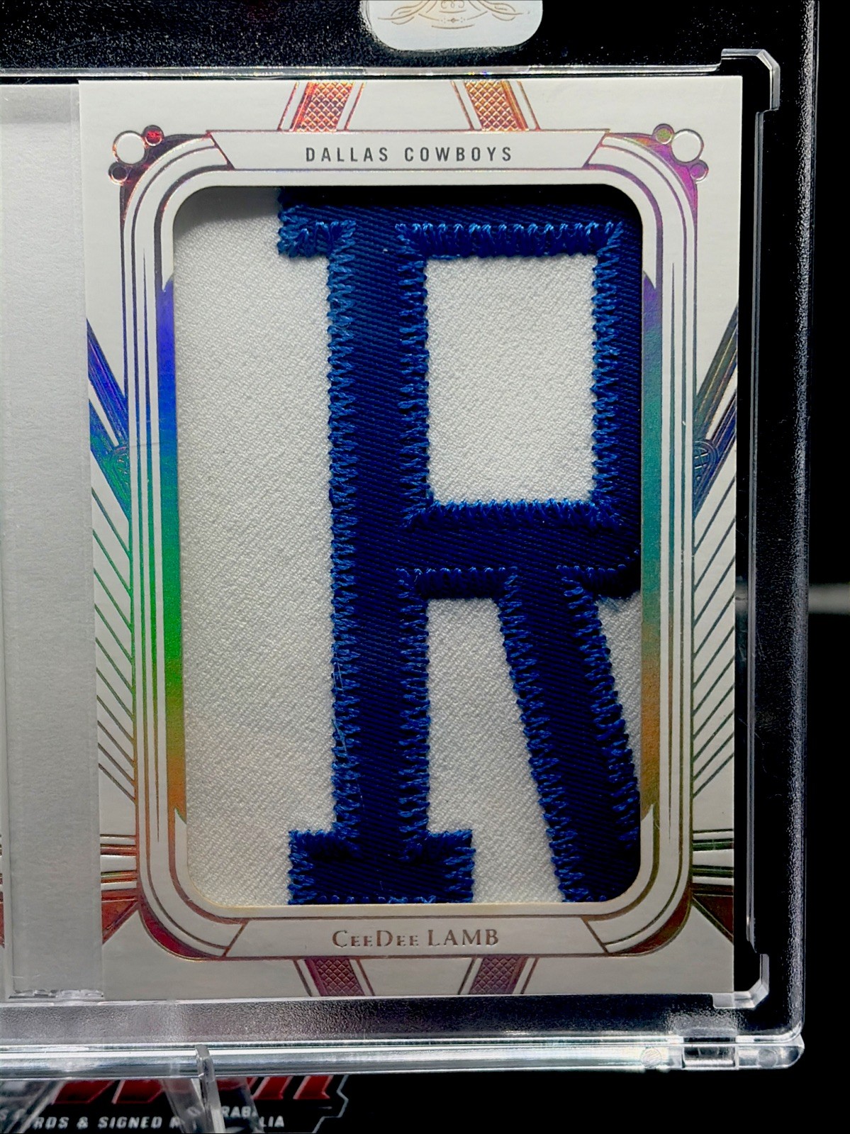 2024 Flawless CeeDee Lamb Encased Letter Patch Auto Booklet /4 Dallas Cowboys🔥 view 6